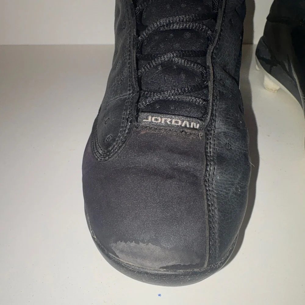 Air Jordan 13 Retro MCS Black Cat Cleats Men's US 11 Medium Sports Gear
